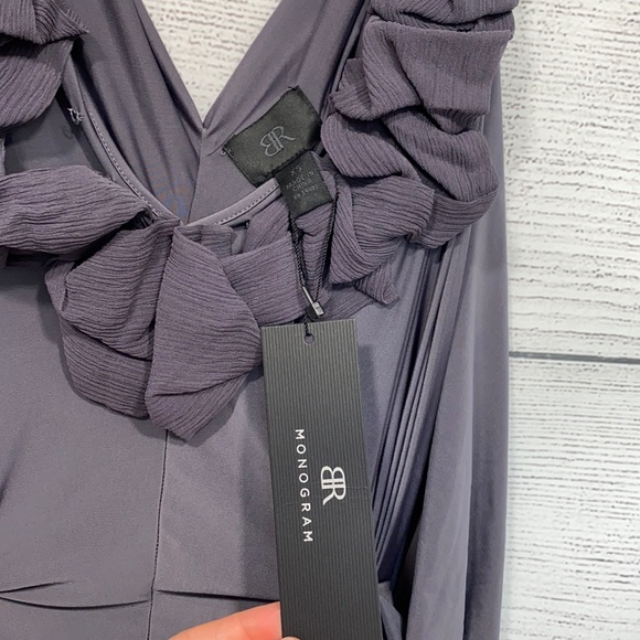 BANANA REPUBLIC MONOGRAM- Gray Sleeveless dress XS - Picture 9 of 9